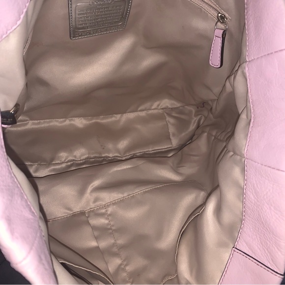 Coach Leather Brook Shoulder Handbag Lavender  A0973-13582 - Picture 9 of 10